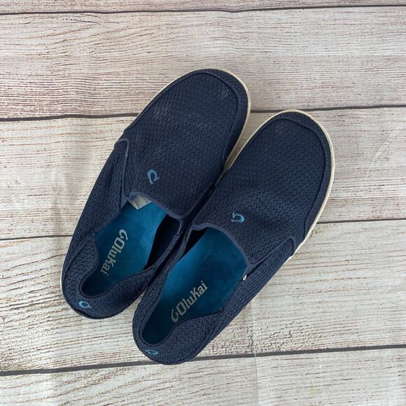 Olukai Nohea Mens Sz 9 Mesh Slip-On Shoes Blue main image 9